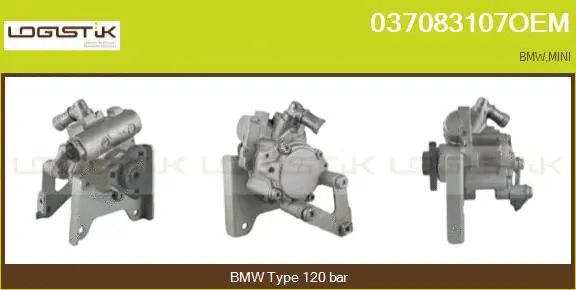 Pompe hydraulique, direction LGK 037083107OEM