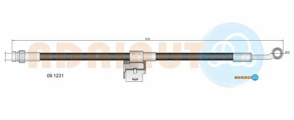 Flexible de frein ADRIAUTO 09.1231