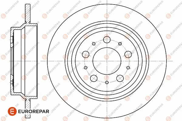 Disque de frein EUROREPAR 1642769980