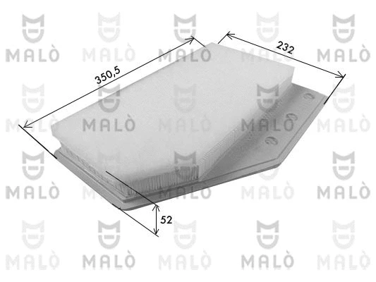 Filtre à air AKRON-MALÒ 1500643