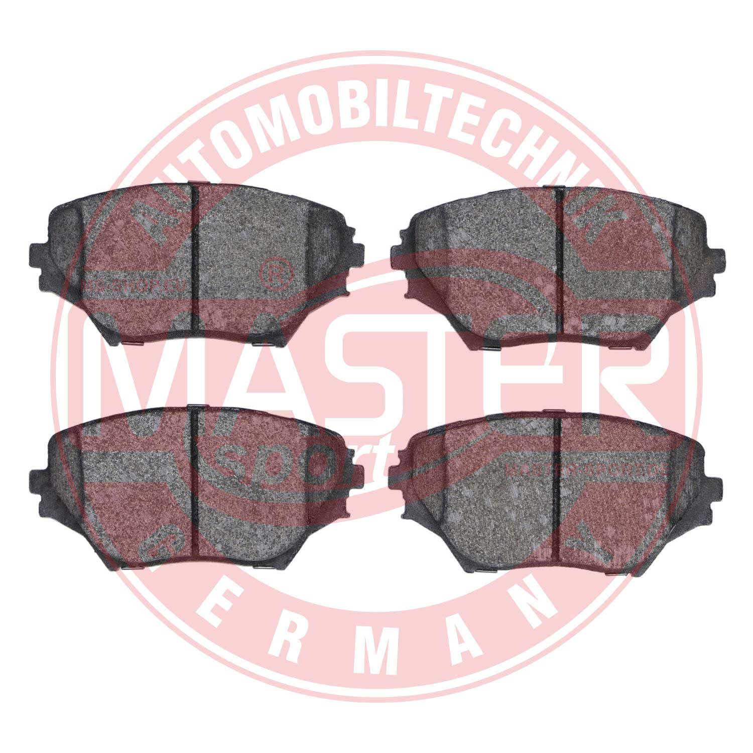 Kit de plaquettes de frein, frein à disque MASTER-SPORT GERMANY 13046058482N-SET-MS