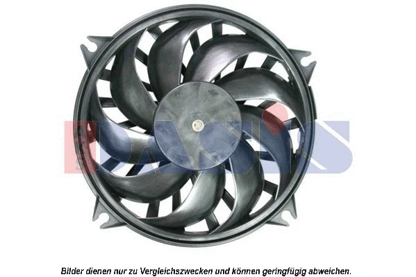 Ventilateur, refroidissement du moteur AKS DASIS 168040N