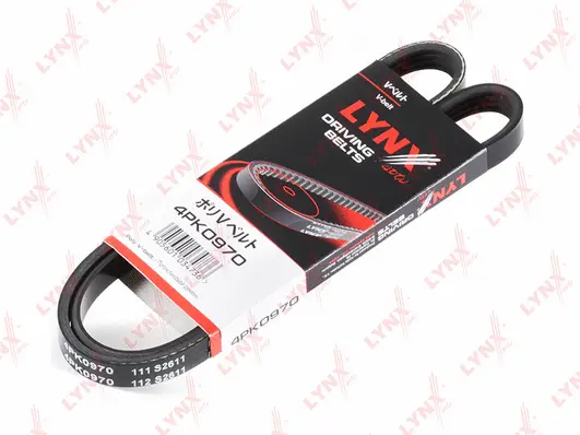 Courroie trapézoïdale à nervures LYNXAUTO 4PK0970