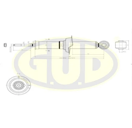 Amortisseur G.U.D. GSA341455