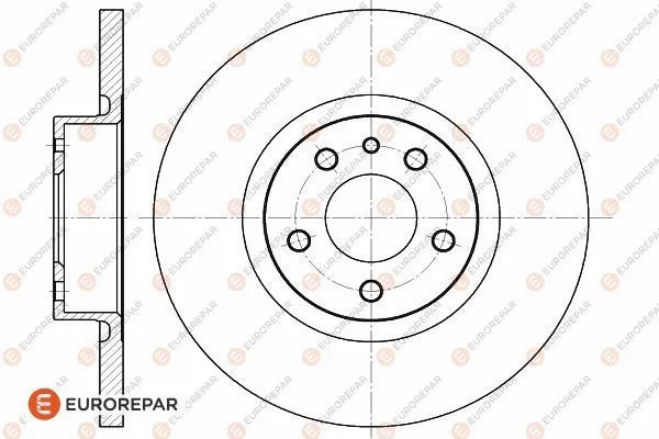 Disque de frein EUROREPAR 1618876380