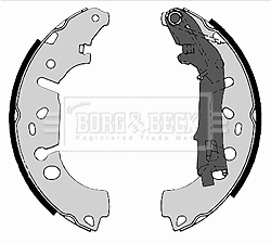 Jeu de mâchoires de frein BORG & BECK BBS6368