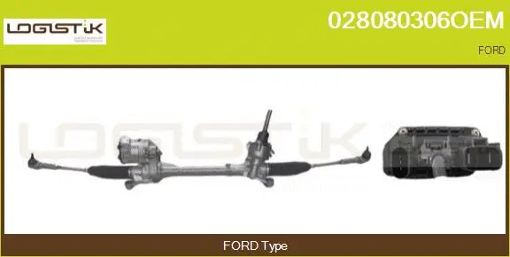 Crémaillère de direction LGK 028080306OEM