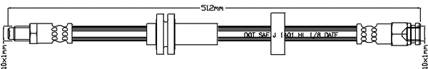 Flexible de frein JURATEK JBH1173