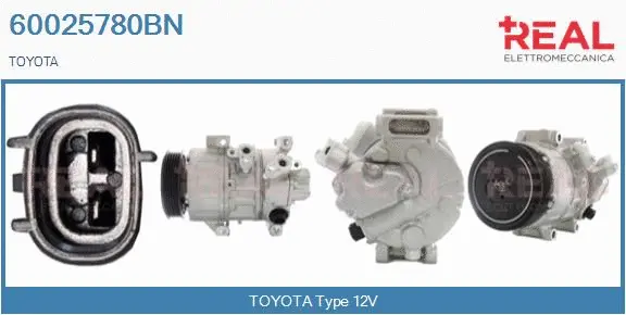 Compresseur, climatisation REAL 60025780BN