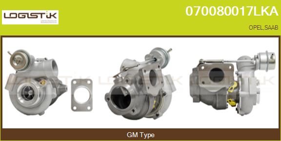 Turbocompresseur, suralimentation LGK 070080017LKA