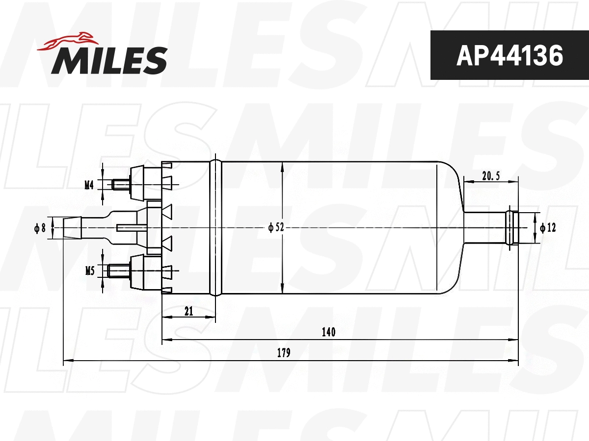 Pompe à carburant MILES AP44136