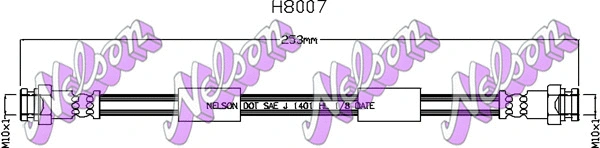 Flexible de frein KAWE H8007