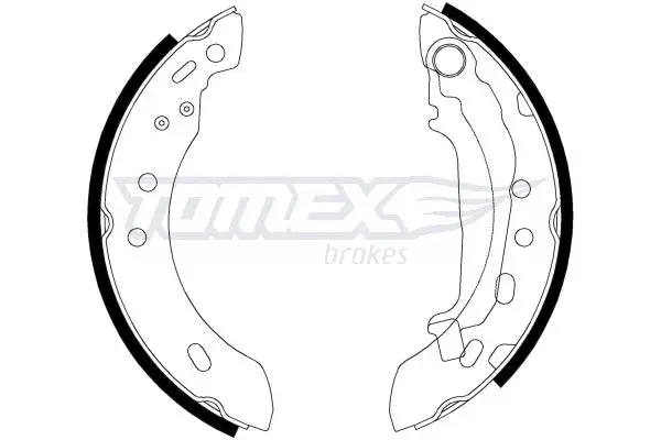 Jeu de mâchoires de frein TOMEX Brakes TX 21-47