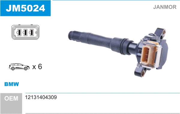 Bobine d'allumage JANMOR JM5024