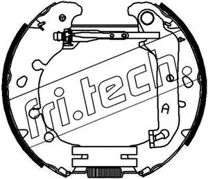 Jeu de mâchoires de frein fri.tech. 16391