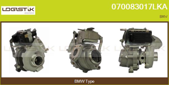 Turbocompresseur, suralimentation LGK 070083017LKA
