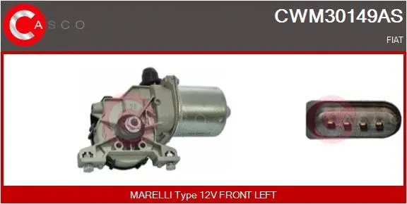 Moteur d'essuie-glace CASCO CWM30149AS