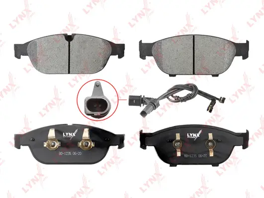 Kit de plaquettes de frein, frein à disque LYNXAUTO BD-1235