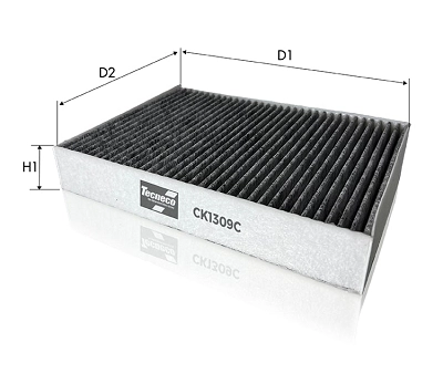 Filtre, air de l'habitacle TECNECO FILTERS CK1309C