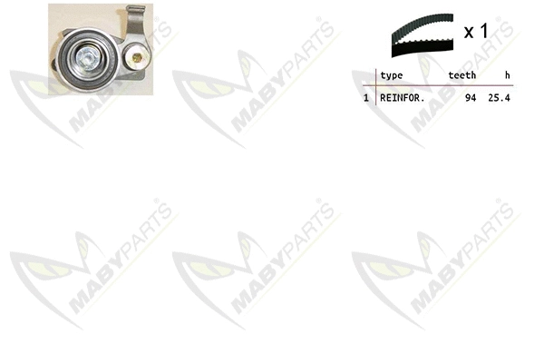 Kit de courroie crantée MABYPARTS OBK010477