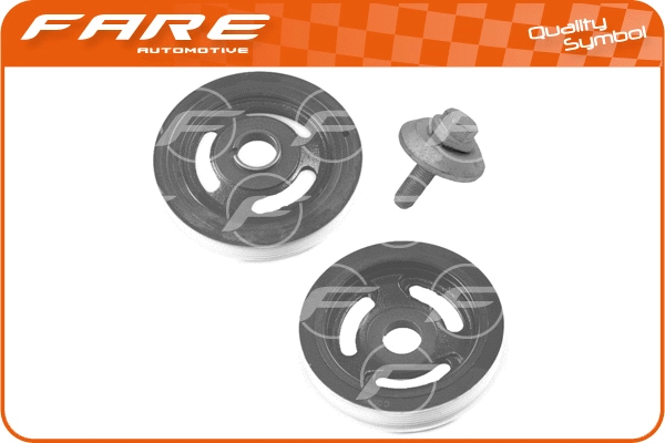 Kit de poulies, vilebrequin FARE SA 2964C