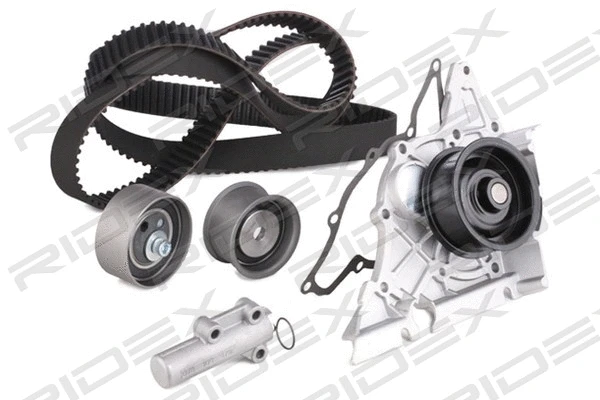 Pompe à eau + kit de courroie crantée RIDEX 3096W0357