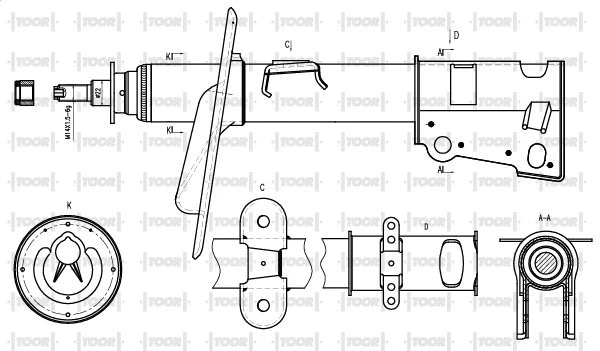 Amortisseur TOOR SG11260