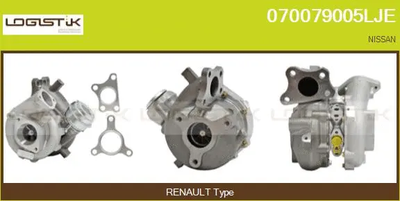 Turbocompresseur, suralimentation LGK 070079005LJE