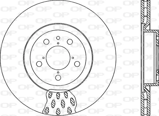 Disque de frein OPEN PARTS BDR1015.20