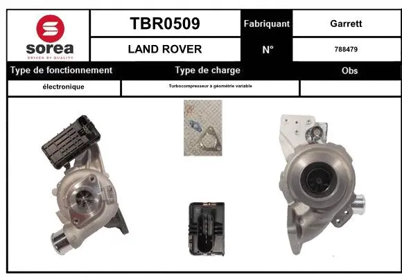 Turbocompresseur, suralimentation EAI TBR0509