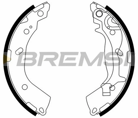 Jeu de mâchoires de frein BREMSI GF0745
