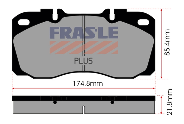 Kit de plaquettes de frein, frein à disque FRAS-LE PD/139-PLUS