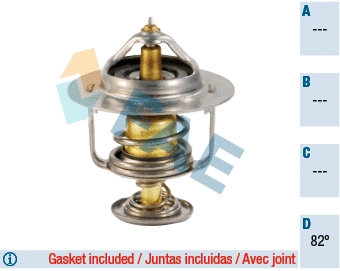 Thermostat, liquide de refroidissement FAE 5324782