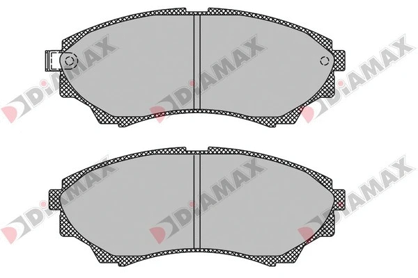 Kit de plaquettes de frein, frein à disque DIAMAX N09705
