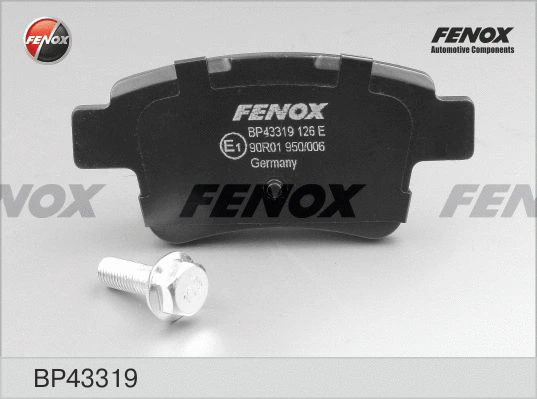 Kit de plaquettes de frein, frein à disque FENOX BP43319