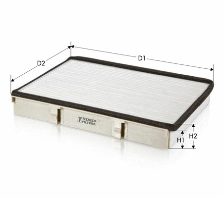 Filtre, air de l'habitacle TECNECO FILTERS CK5474