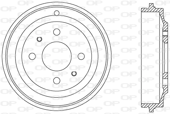 Tambour de frein OPEN PARTS BAD9064.10