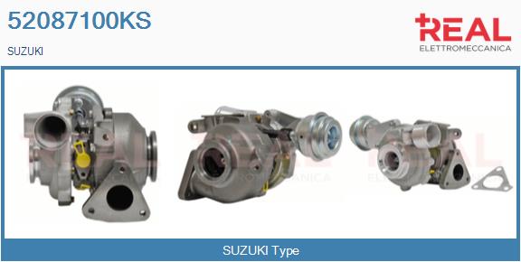 Turbocompresseur, suralimentation REAL 52087100KS