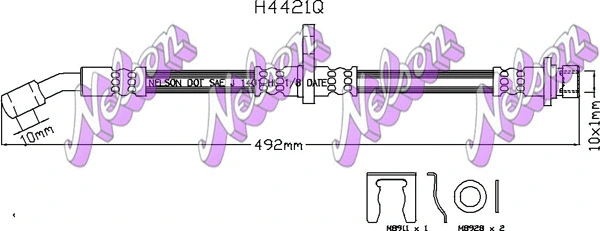 Flexible de frein KAWE H4421Q