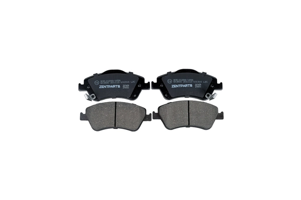 Kit de plaquettes de frein, frein à disque ZentParts Z07429