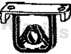 Suspension, échappement KLARIUS 420442