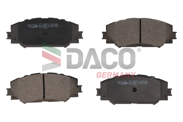 Kit de plaquettes de frein, frein à disque DACO Germany 324577