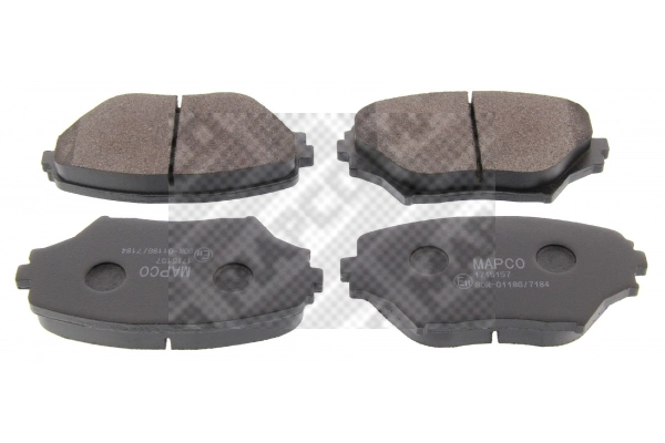 Kit de plaquettes de frein, frein à disque MAPCO 6768