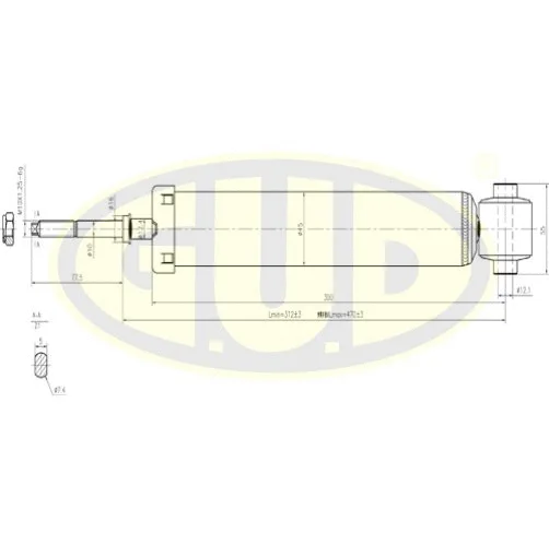 Amortisseur G.U.D. GSA349040