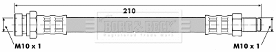 Flexible de frein BORG & BECK BBH6251