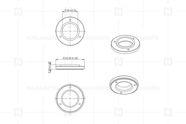 Coupelle de suspension NAKAMOTO D08-VOL-20090002
