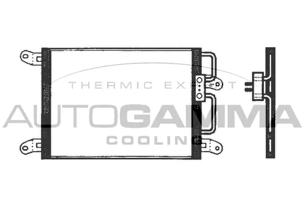 Condenseur, climatisation AUTOGAMMA 101739