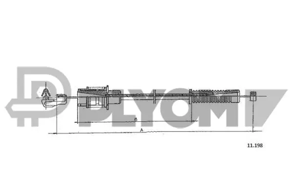 Câble d'accélération PLYOM P035569