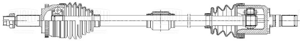 Arbre de transmission TRIALLI AR 0818