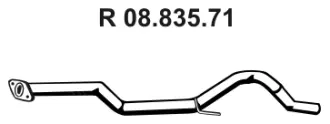 Tuyau d'échappement EBERSPÄCHER 08.835.71